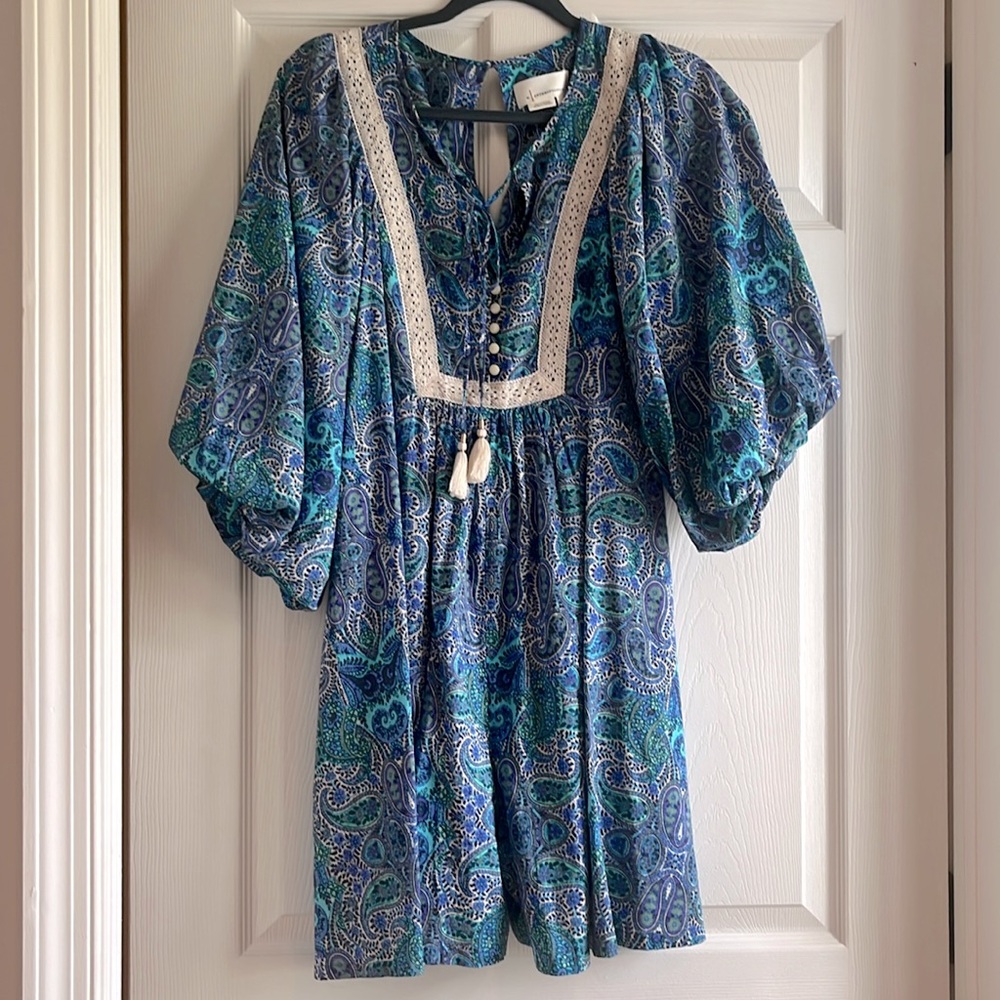 Size XS Paisley Anthropologie Romper